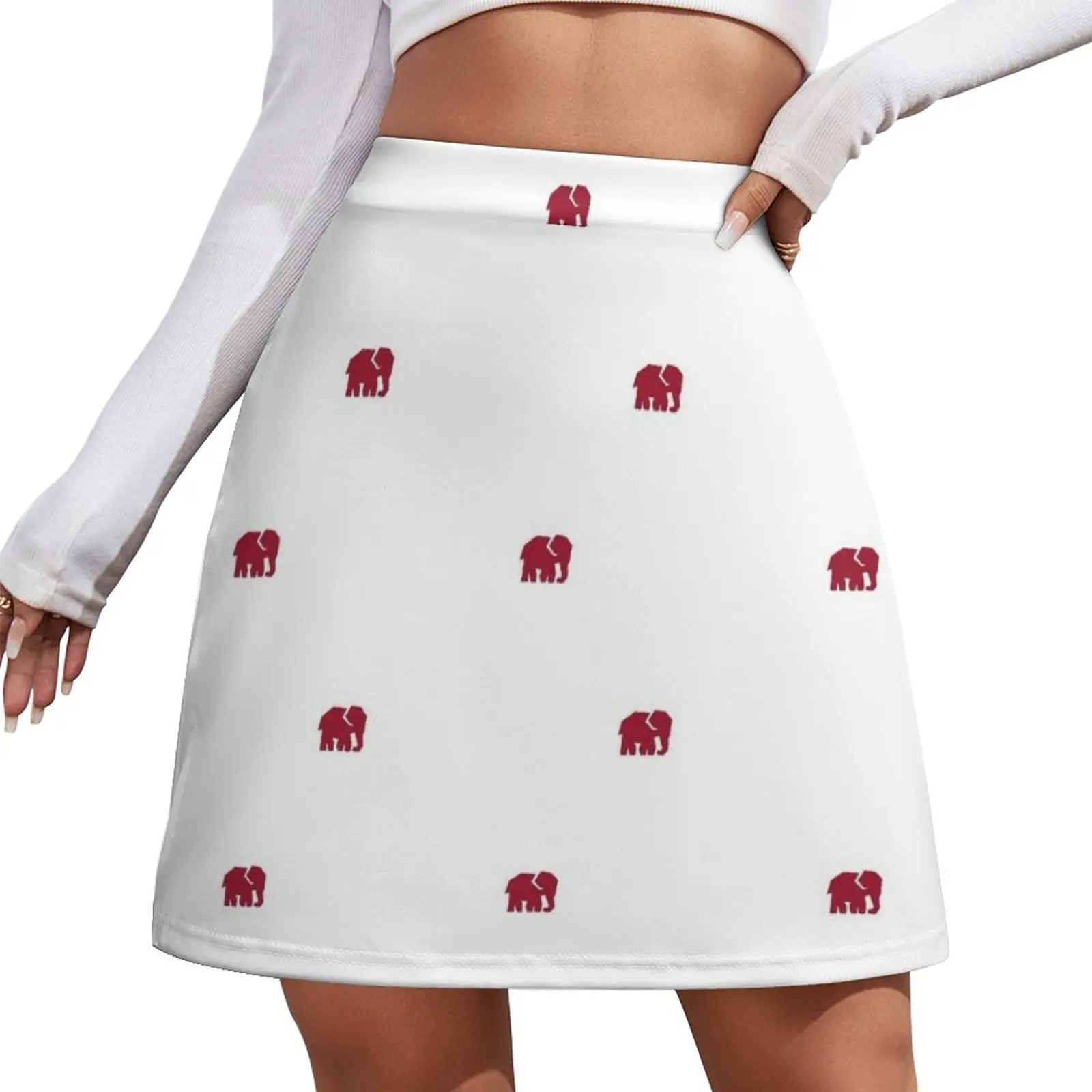 

Crimson Elephant Mini Skirt women's golf wear summer korean clothes ladies night club women clothing women summer 2026