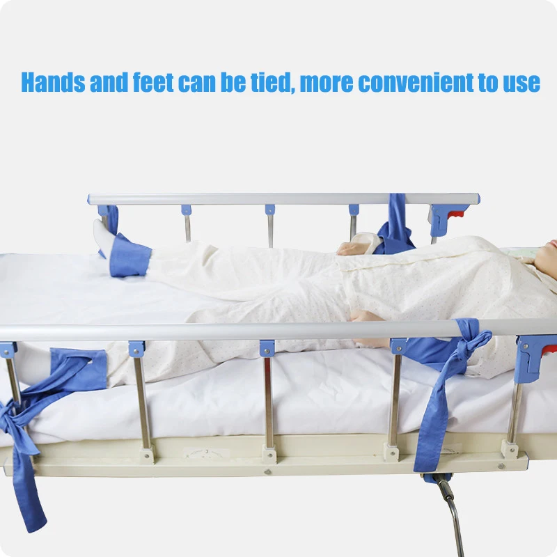 Manic Patient Limbs Fixed Restraint Seat Belt Elderly Patient Hospital Cotton Hands Feet Wrists Safety Restraint Care Supplies