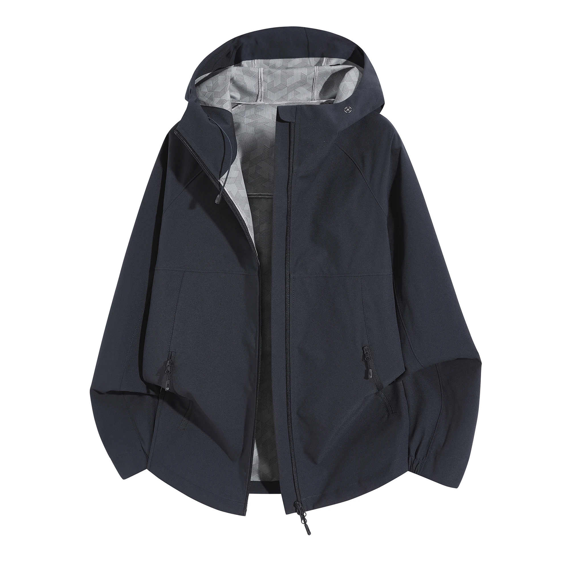 Hard Shell Jacket Men Women Single Layer Windproof Waterproof Outdoor Mountaineering Coat Popular Couple Casual Outerwear