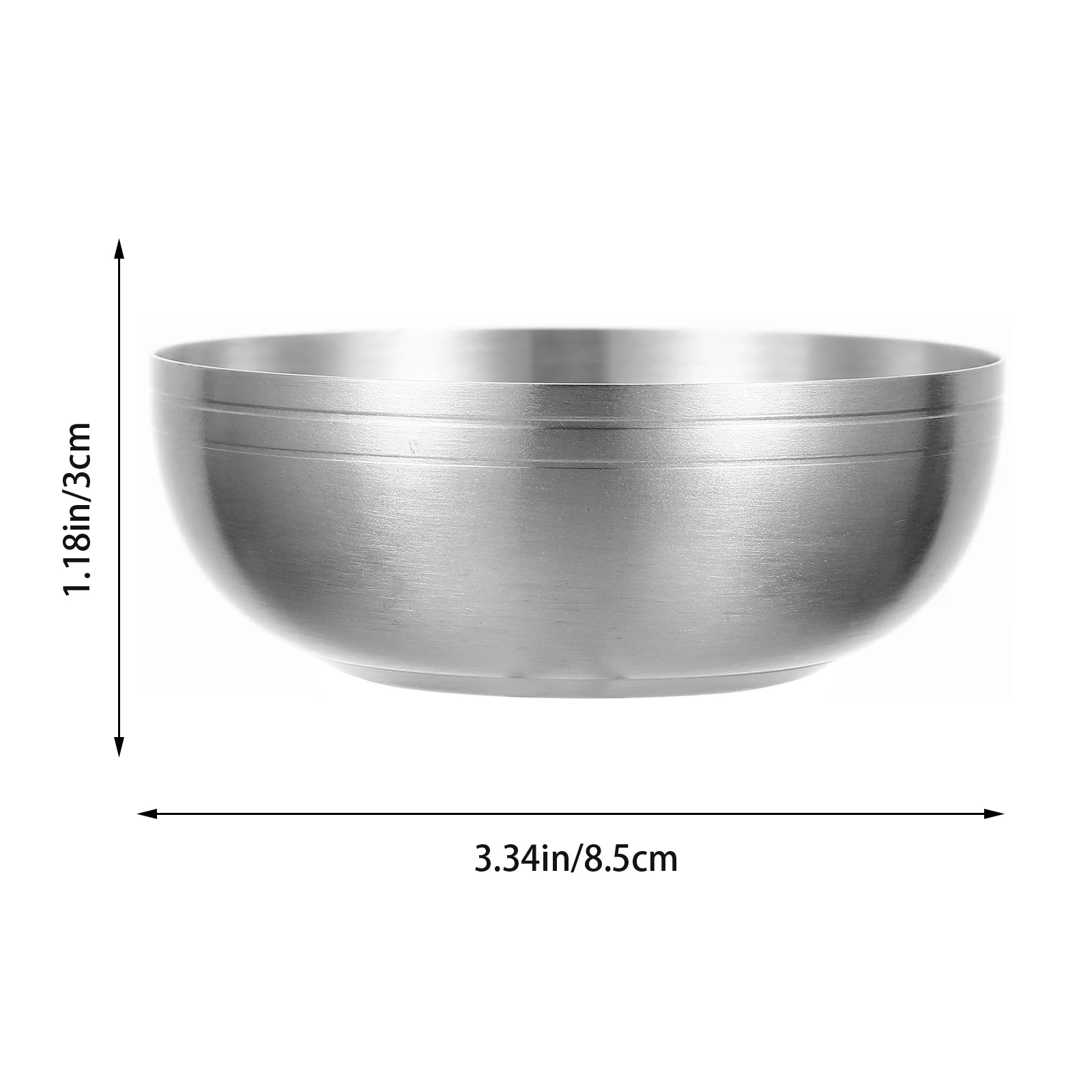 Stainless Steel Bowl 304 Soup Noodle Rice Food Serving Dish For Home Restaurant Use Kitchen Dining Tableware Set