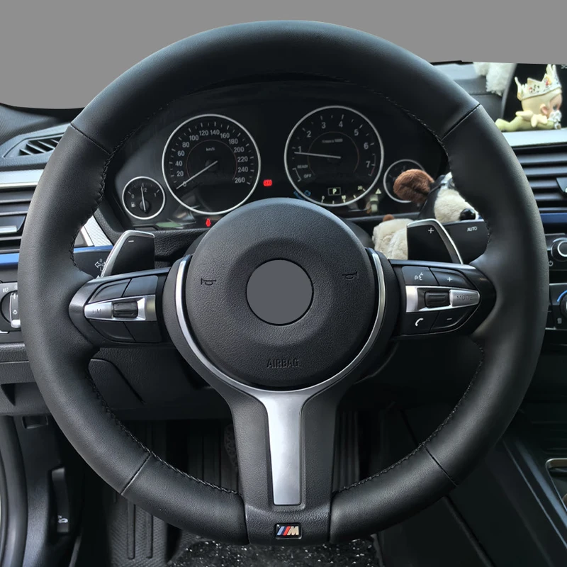 

Чехол на руль из кожи ручной работы для BMW M3 M4 M Sport F30 F31 F34 F10 F11 F07 X1 X2 X3 F25 F32 F33 F36 F48 F39