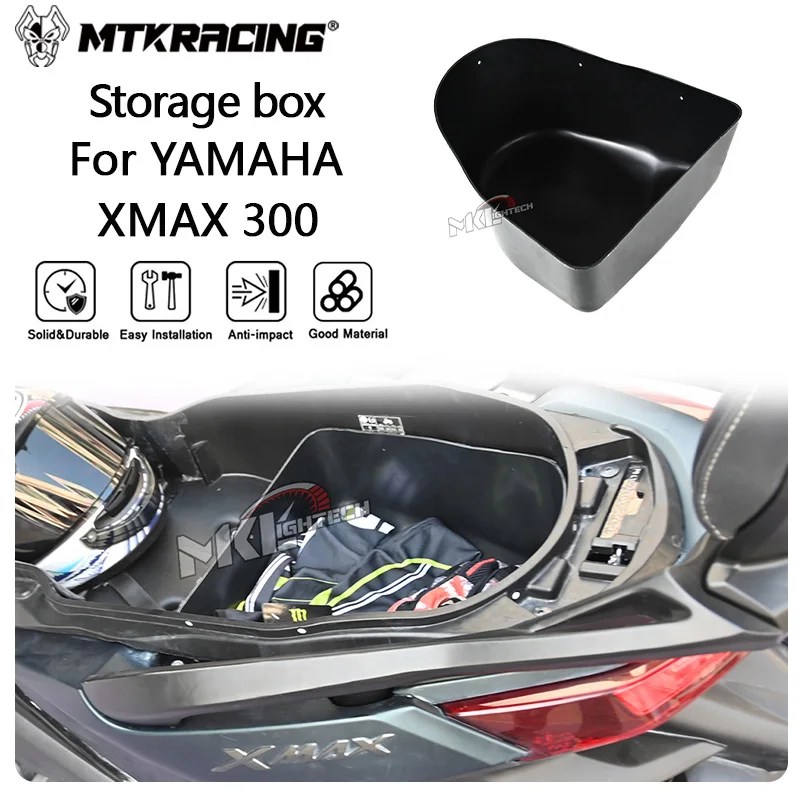 

MTKRACING Storage box For YAMAHA XMAX-300 2023-2024 Motorcycle Internal Storage Box XMAX 300 Motorcycle accessory xmax 300