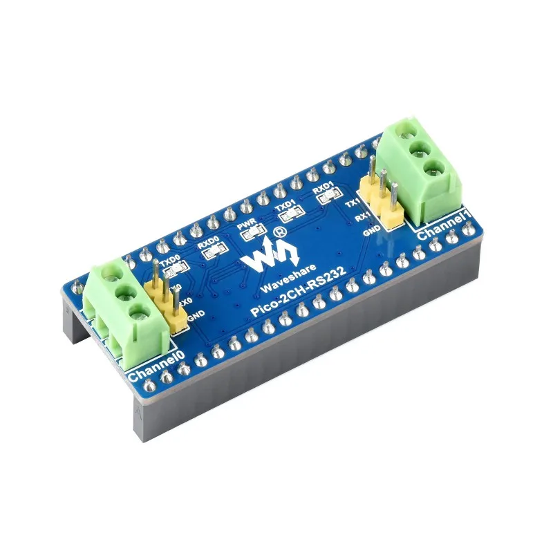 

2-Channel RS232 Module for Raspberry Pi Pico, SP3232EEN Transceiver, UART To RS232