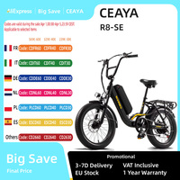 CEAYA R8SE Electric Bicycle 20 Inch Fat Tires E-Bike For Audlts 48V 15Ah City Electric Bike
