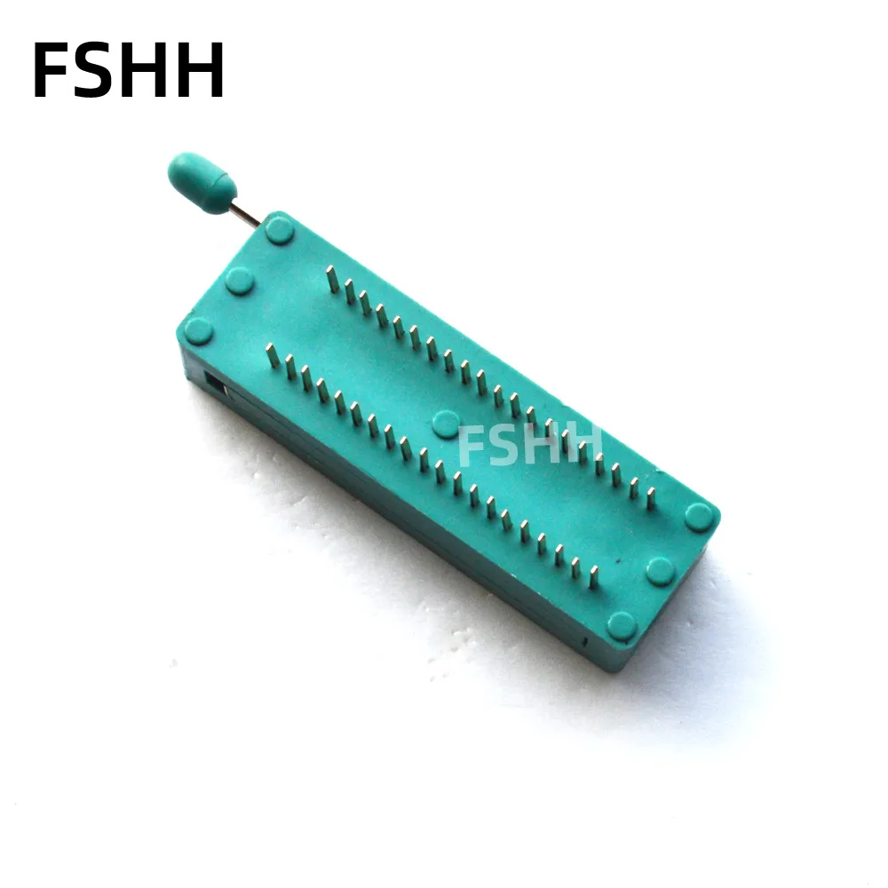 Pitch 2.0 มม.สีเขียวล็อคซ็อกเก็ตทดสอบ DIP28 DIP40 ซ็อกเก็ต 228-1290-20 240-1290-00 ซ็อกเก็ต