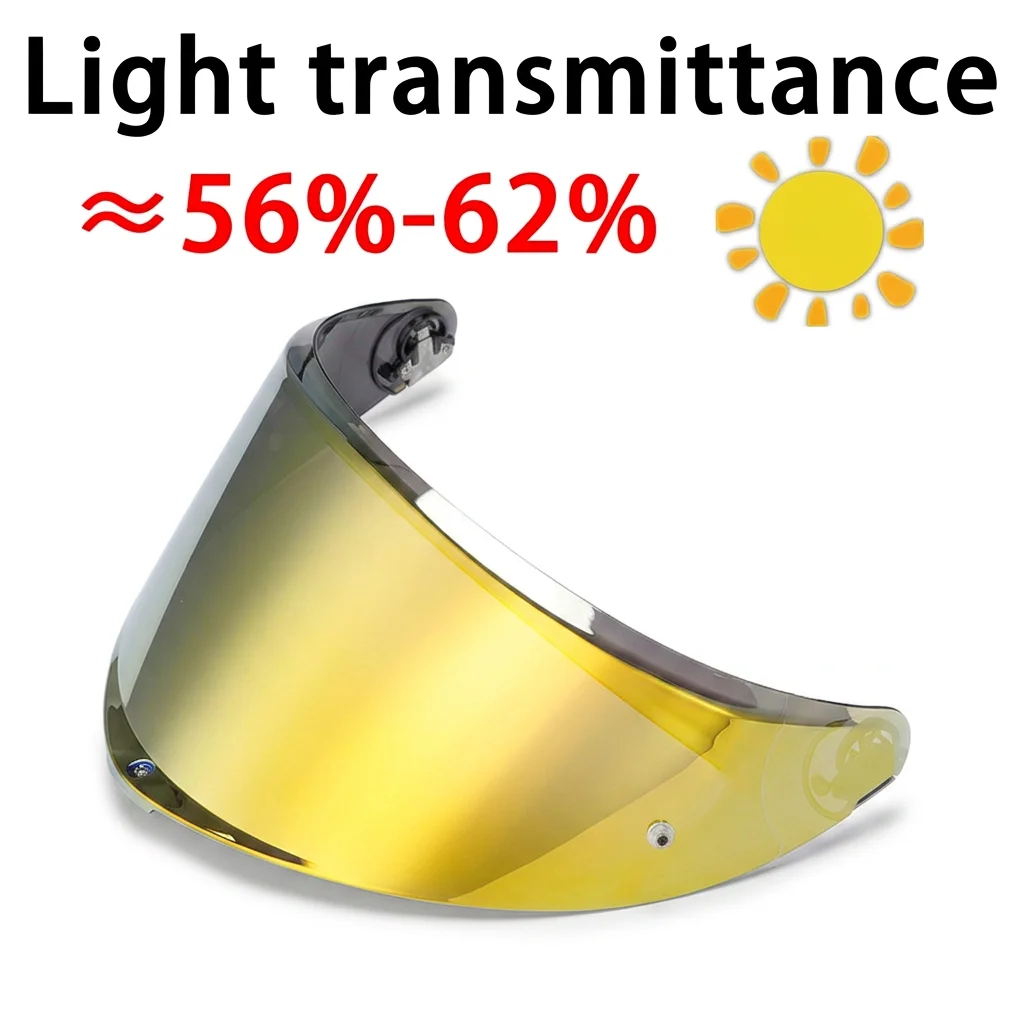Universal Motorcycle Helmet Visor Lens Anti-UV Windshield Replacement for AGV K6/K6S, SHOEI, HJC, LS2 Arai MT Scorpion Full Face 6