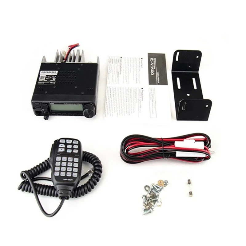 El nuevo producto de alta potencia VHF 65W potencia 136-174 Mhz IC-V3500 única 144Mhz 2M estación de Radio de coche IC V3500