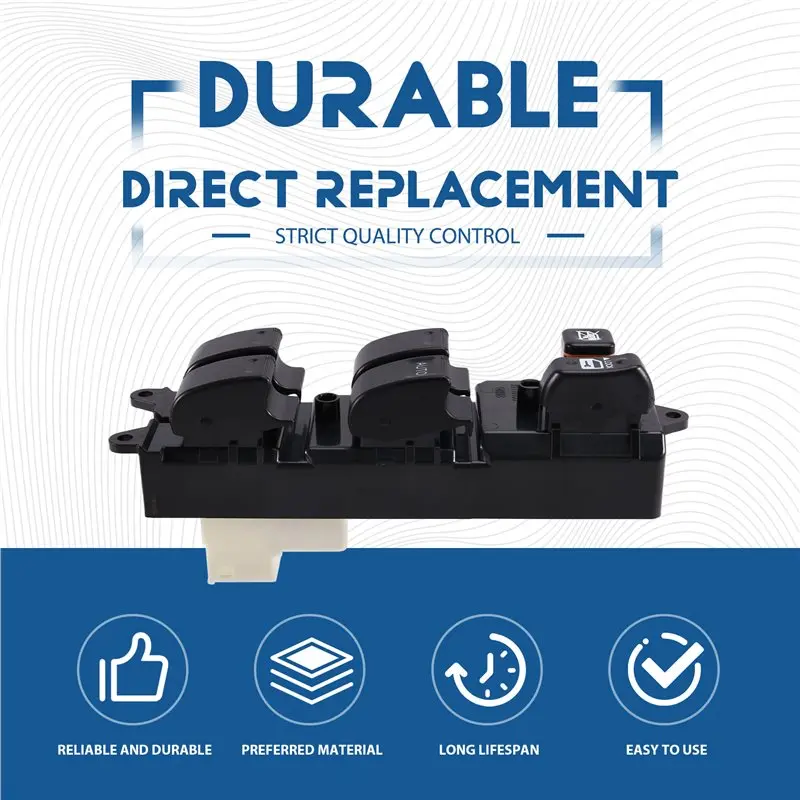 الجبهة اليمنى سائق الجانب الكهربائية نافذة التحكم التبديل زر رئيسي 84820-52180 8482052180 لتويوتا يارس السيارات