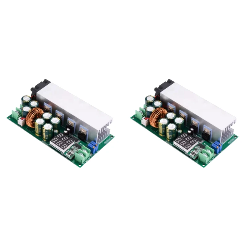 2X DC12-80V 20A Step-Down Power Module Current Constant Voltage Voltage Current Display 600W Buck Converter Module-AT93