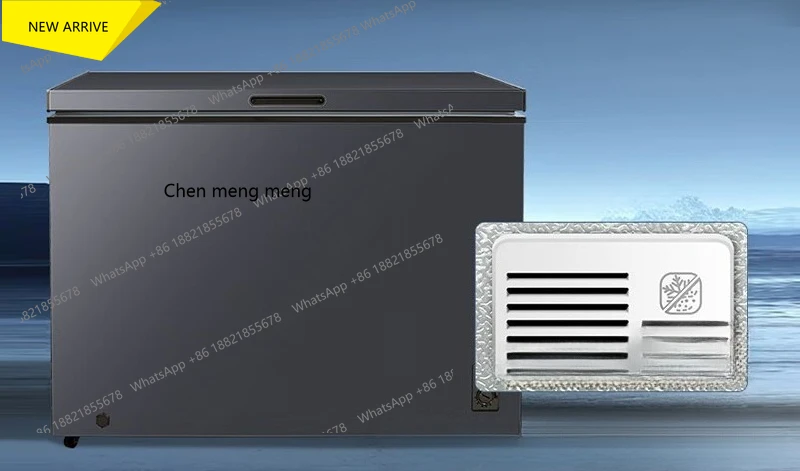 M138 Household and Commercial Freezer Small Refrigerated Freezer Direct Cooling Single Temperature Horizontal Refrigerator