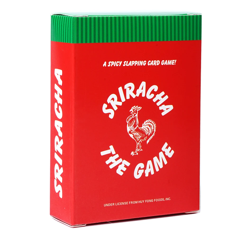 Sriracha Kartenspiel Das Spiel würziges Schlagen Kartenspiel für die ganze Familie schnell lebig enthält 52 Karten für 2-4 Spieler