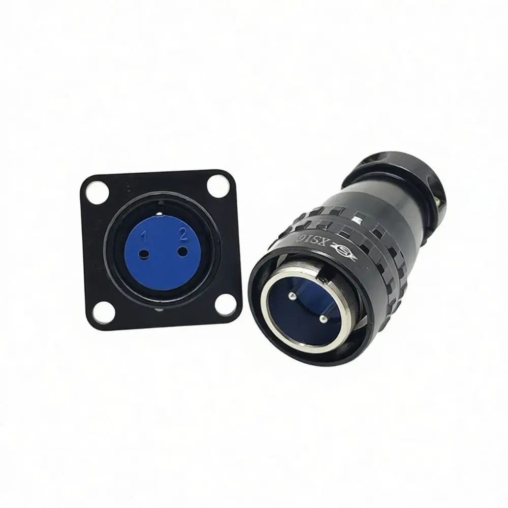 XS16 Aviation Connector Plug Socket Industrial 2 Core Electrical Cable Adapter For Thermocouple Machine Maintenance Components
