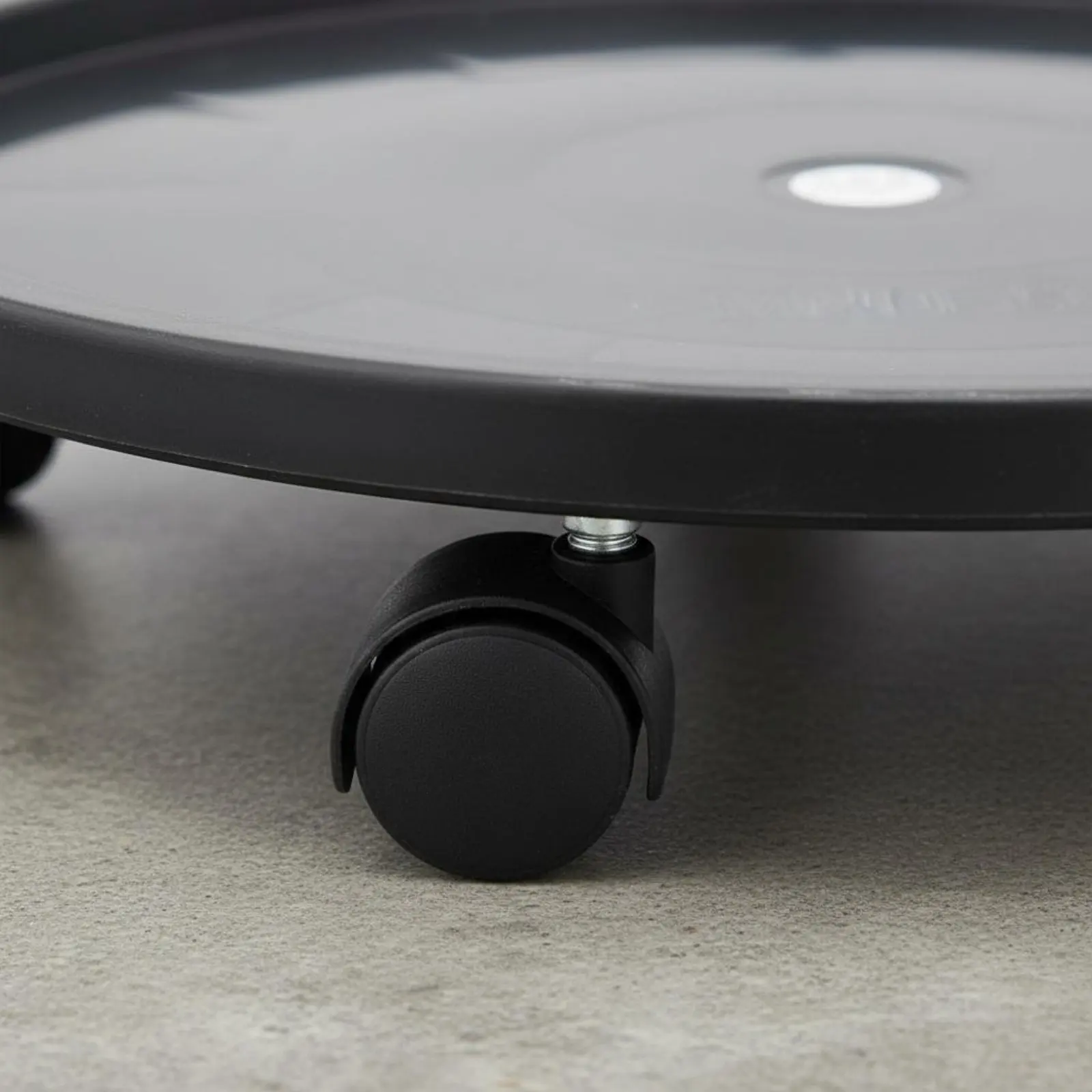 Rolling Plant Tray 360 Degree Wheels Round Pot Dolly Plant Pot Mover Heavy Duty Garden Accessory Scratch Protection for Balcony