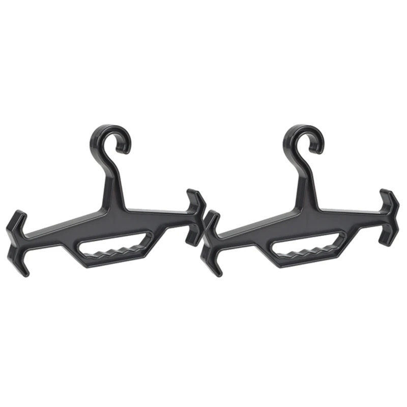 Heavy Duty Hanger For Vest Wetsuit Hanger,Survival Equipment Storage Organizer Black 2PCS Durable