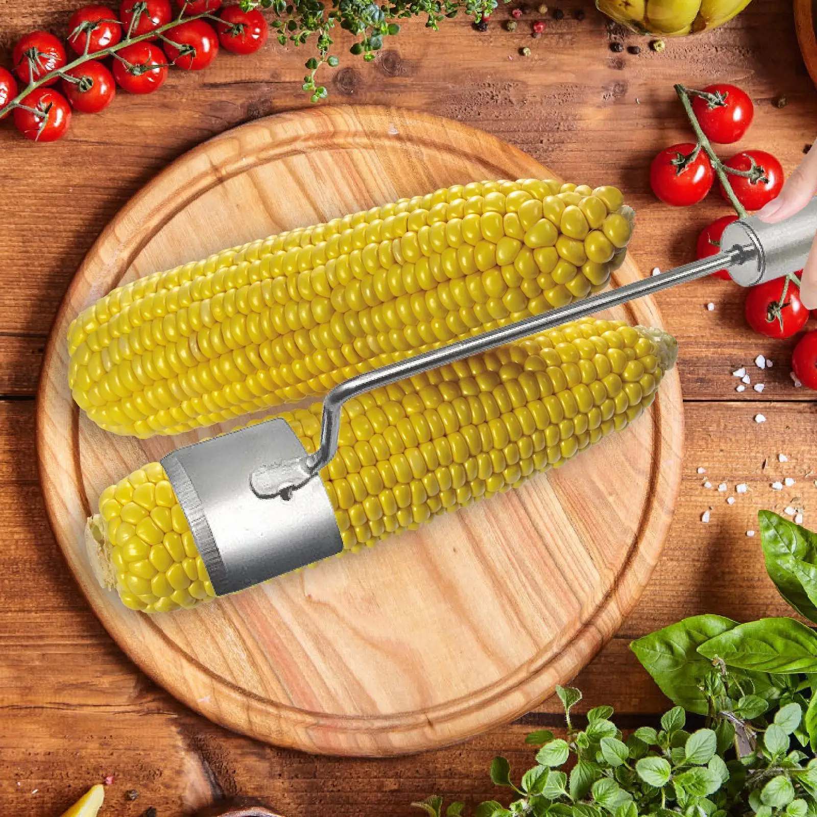 Stainless Steel Corn Peeler Corn Cutter Blade Durable Corn Scraper Tool Easy Clean for Quick Home Cooking