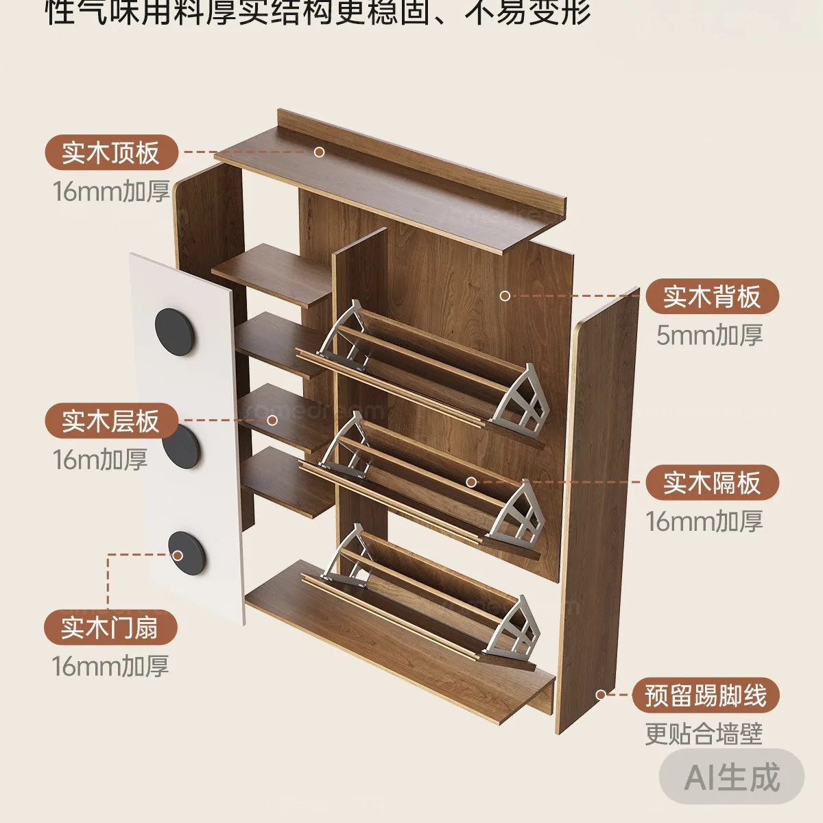 Ultra-thin shoe , antique entrance door, household door, tipping bucket, extremely narrow door, small apartment outer corridor