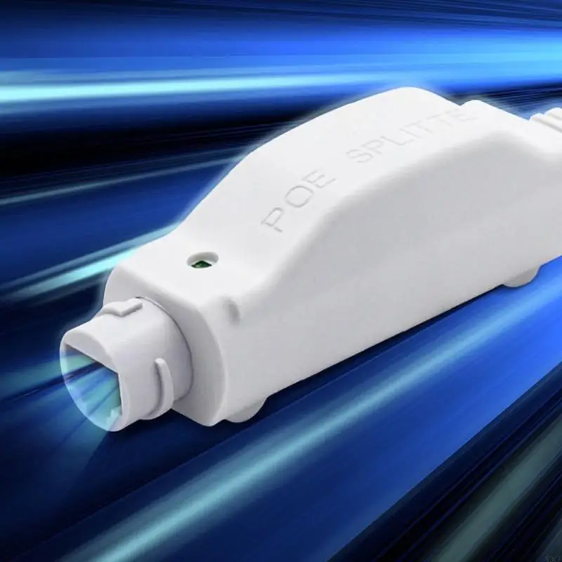 Durability Outdoor POE Splitter 48V To 12V Conversion RJ45 Plug 10/100Mbps Speed For CCTV And Wireless Access Points 83CF