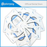 PIORPOY 10Pcs Dental Stainless Steel Wire Round/Rectangular Wire Ovoid From Archwire Dentistry Material Dentist Arch Upper