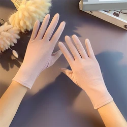 Women's Sun Protection Gloves One Size 2024 New Fashion UV Resistant Driving Summer Thin Breathable And Anti Slip Cycling Gloves