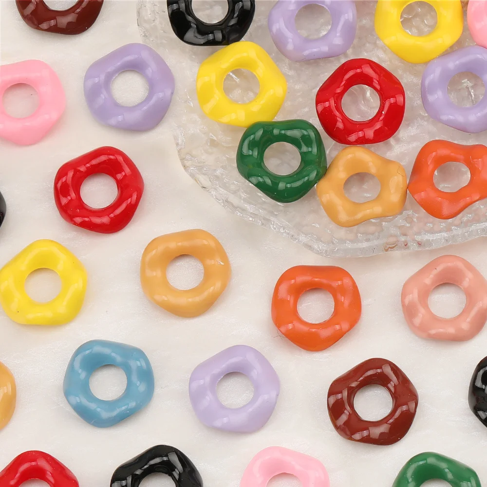 

Cordial Design 200Pcs 16*16MM DIY Beads/Hand Made/Wave Loop Shape/Paint Effect/Acrylic Beads/Jewelry Findings & Components