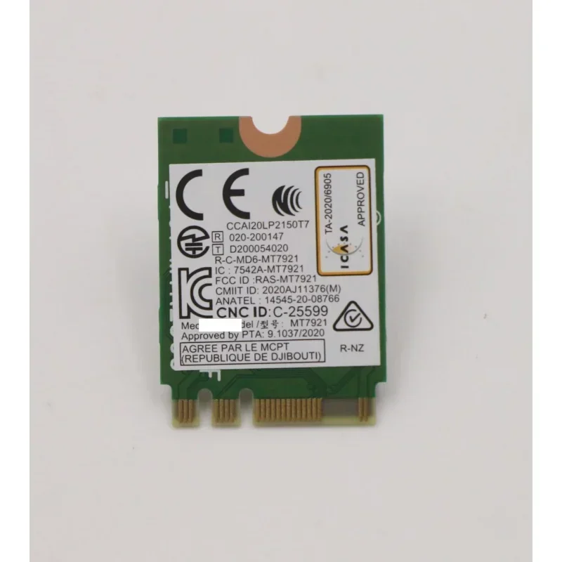 WYORESY Mt7921 for Lenovo wifi6 wireless card 5.2 Bluetooth 5w10v25844 Lenovo notebook card