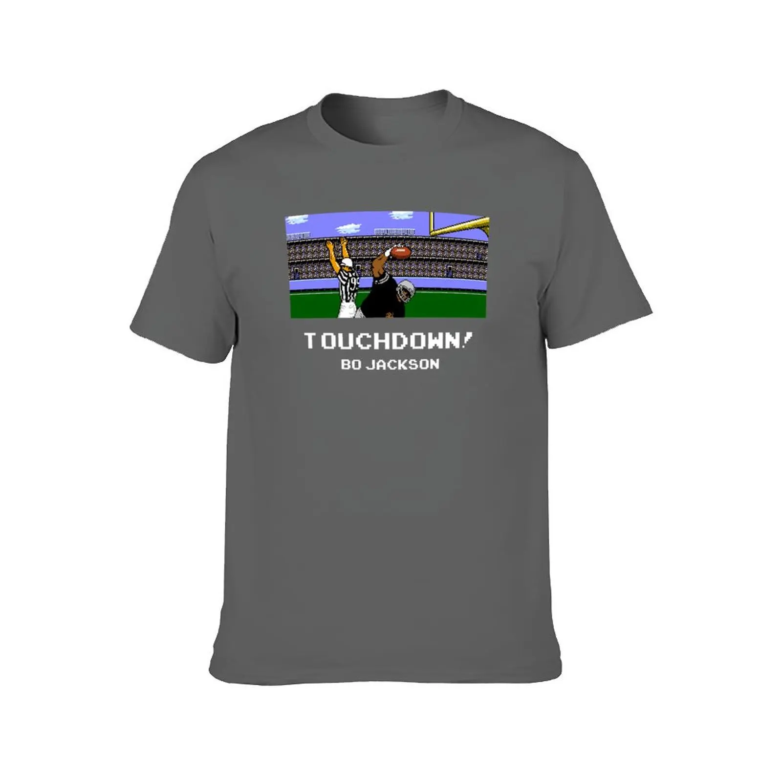 Touchdown! Bo T-Shirt man t shirts for men casual t shirts cotton 100% t shirts for man cotton funny T-Shirt