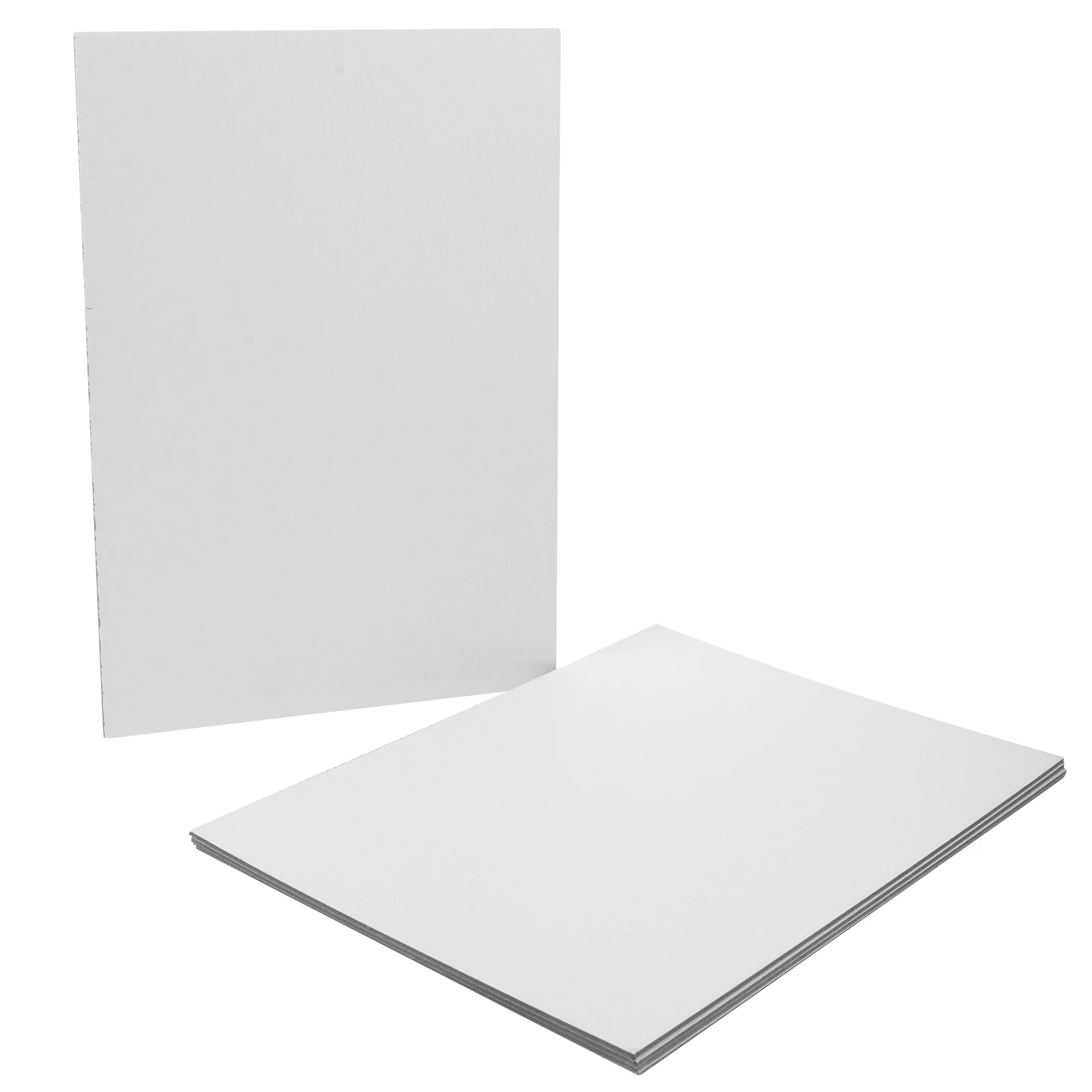 

5 Sheets White Grey Cardboard Sheets for Photo Frame Backing Mat Board Picture Frame Mounting Craft Paper Lightweight Durable