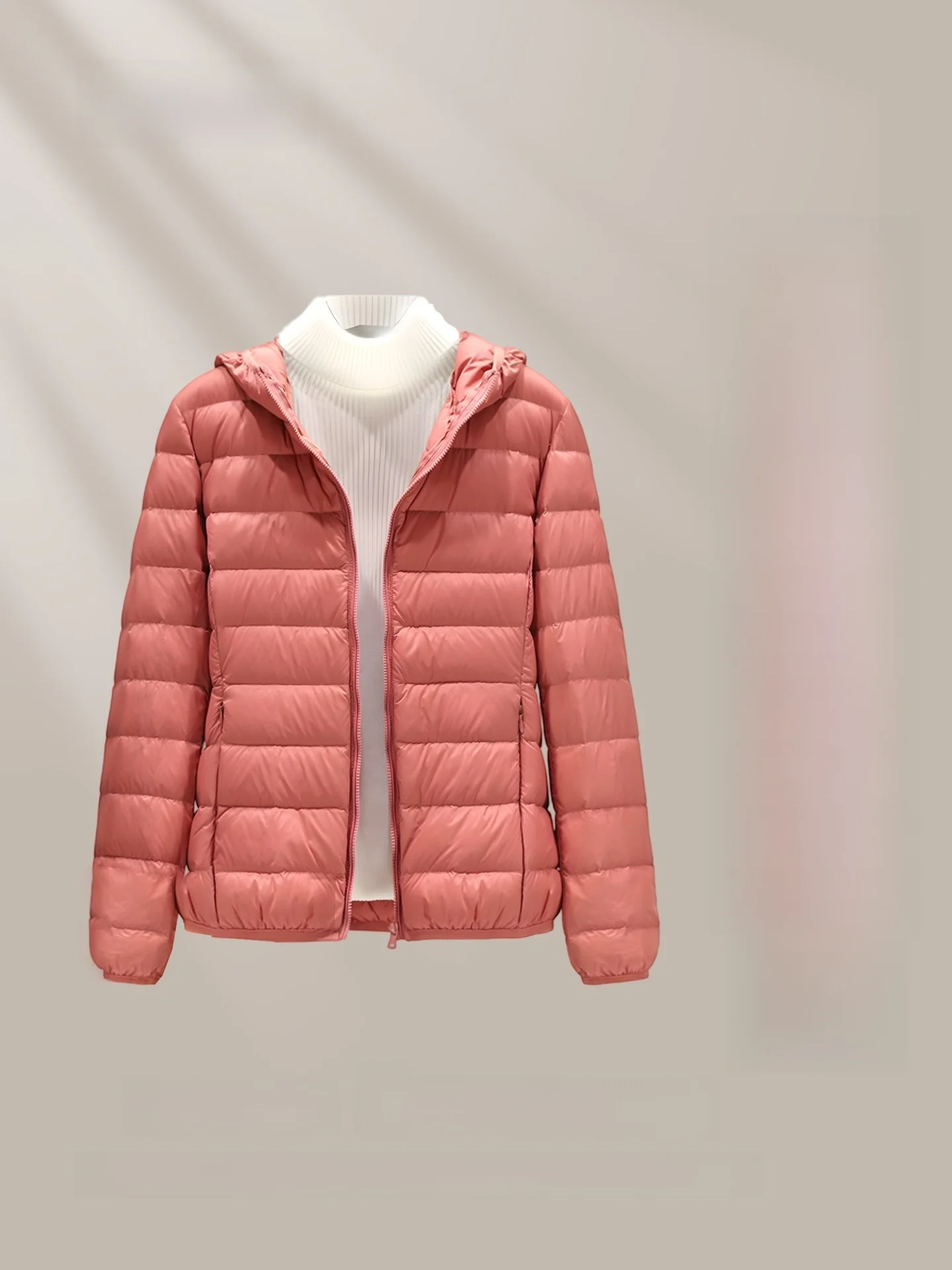 رقيقة جدا أسفل Jaet المرأة ort Sle مقنعين خفيفة الوزن Yaloo 2025 الشتاء جمع الذاكرة النسيج تخفيف Sle