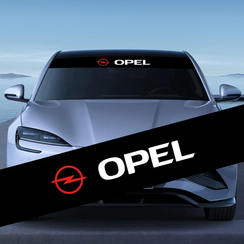 

Автомобильные солнцезащитные наклейки на переднее лобовое стекло, декоративные наклейки для Opel Astra j g Insignia Corsa d Vectra c Zafira a Auto Gadgets