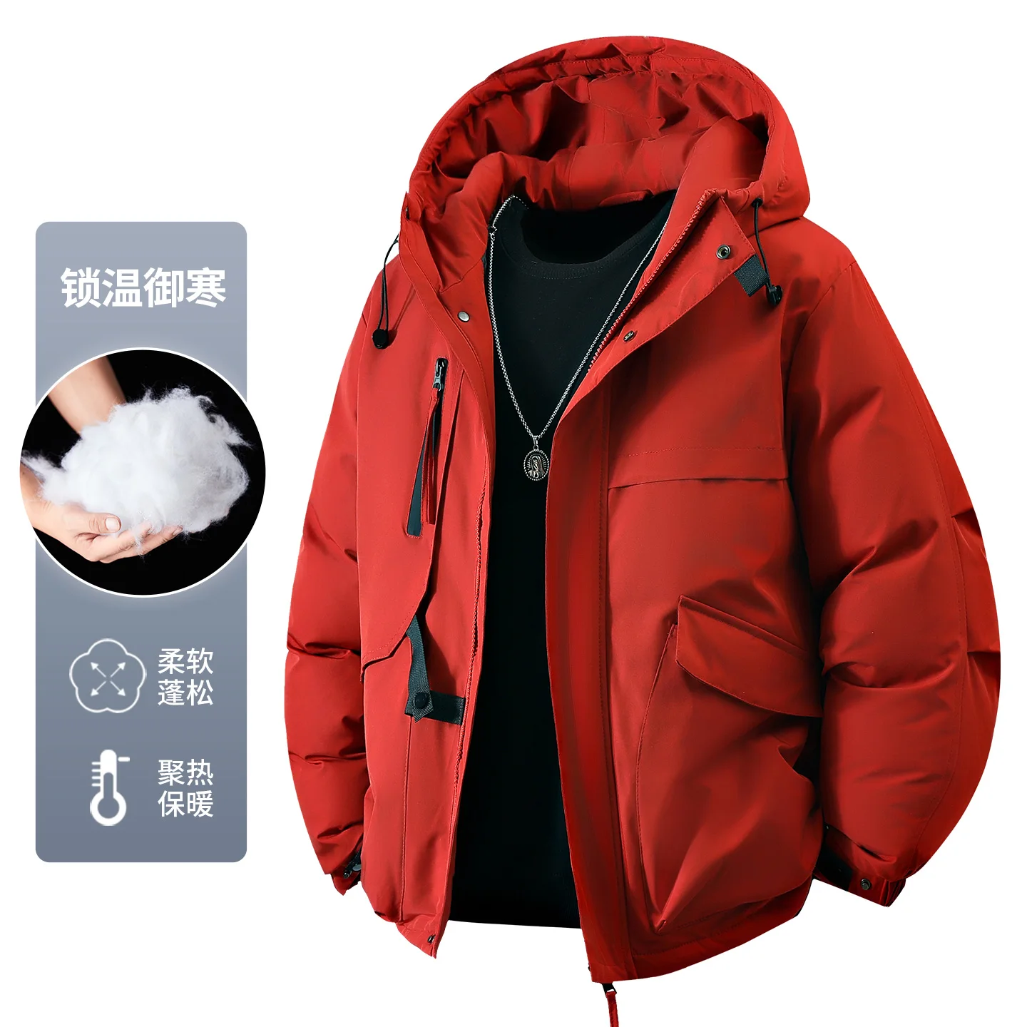 Men New Trendy Couple Windproof Warm Parkas Men Thick Outdoor Windbreaker Coat Men Fashion Casual Waterproof Coat Men Outerwear