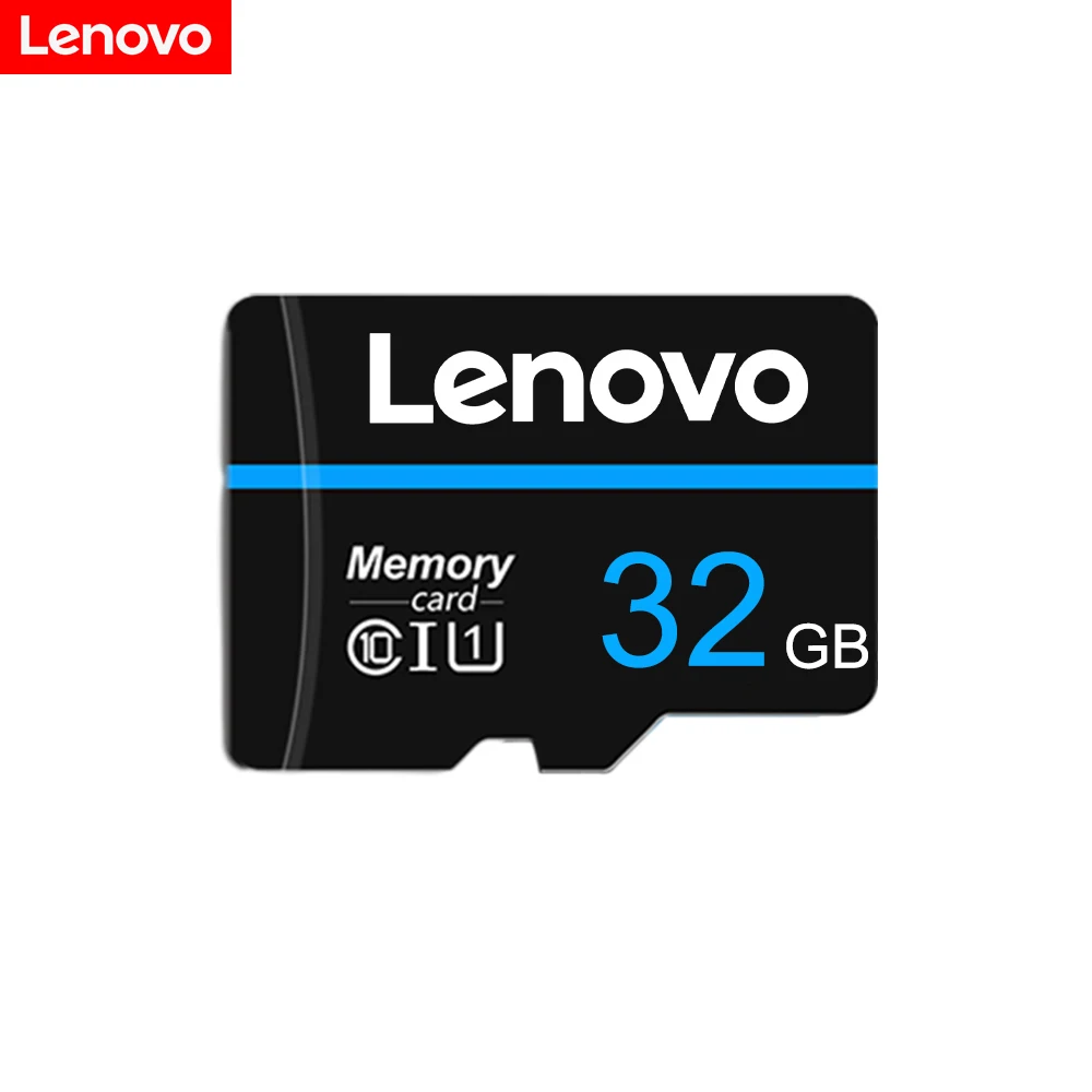 Lenovo-Cartão Micro SD com Adaptador Livre, Cartão de Memória para Telefone, Câmera, Alta Velocidade, 2TB, 1TB, 512GB, 256GB, 64GB, 128GB, TF