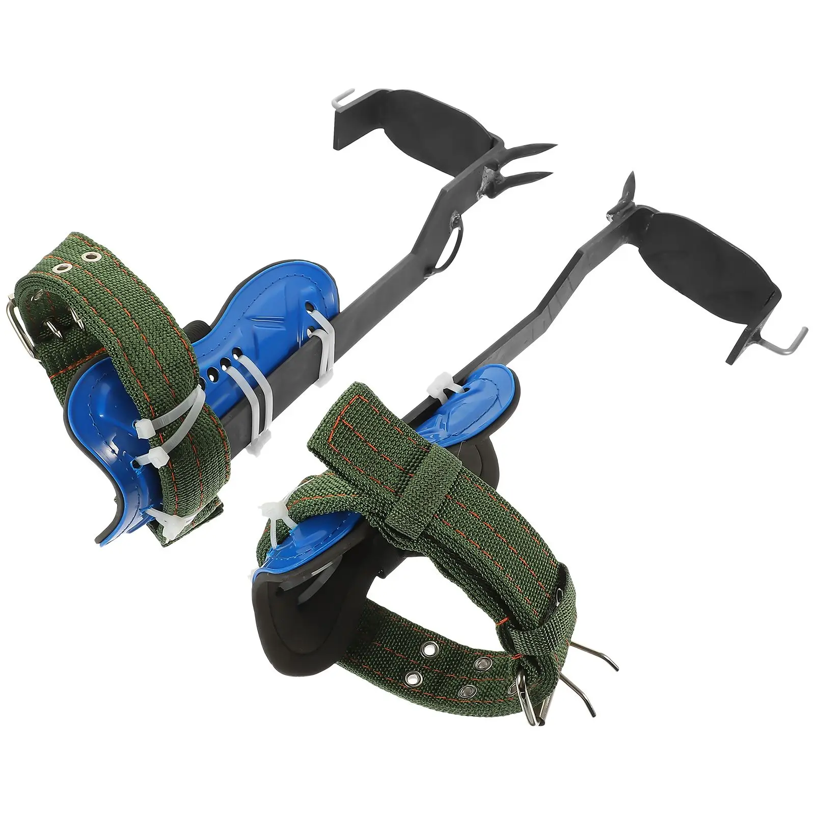 Tree Climbing Durable Safe Practical Gear Arborist Hiking Tool Pole Shoes Kit Workers Man Pole Climbing Spikes Aid