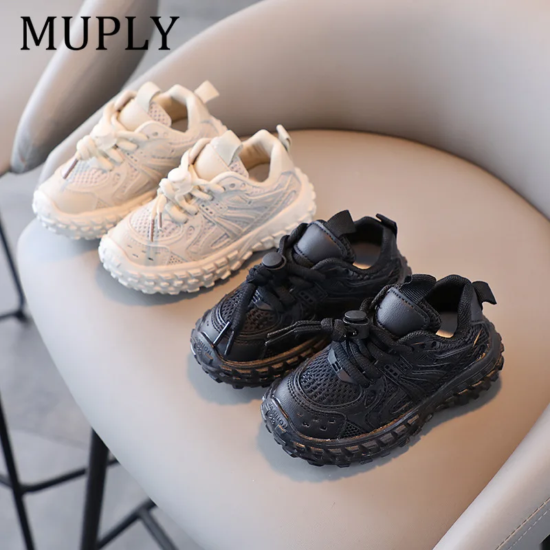 Autumn Non-slip Luxury Designer Children's Thick-soled Tire Shoes Thick-soled Tennis Casual Fashion Running Sneakers