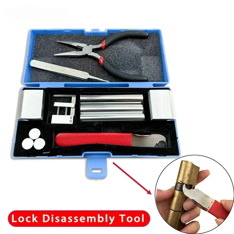 

Original Professional 12 In 1 HUK Lock Disassembly Tool Locksmith Tools Kit Remove Lock Repairing Pick Set Lock Cylinder Tools