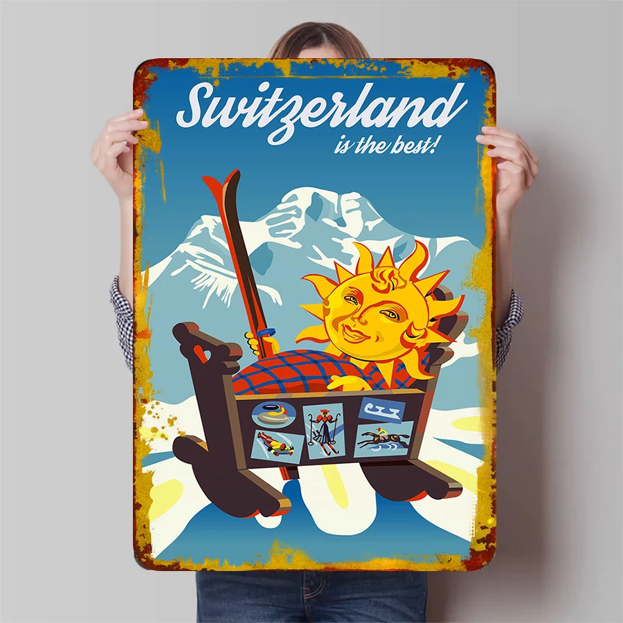 Vintage Skiing Meta…