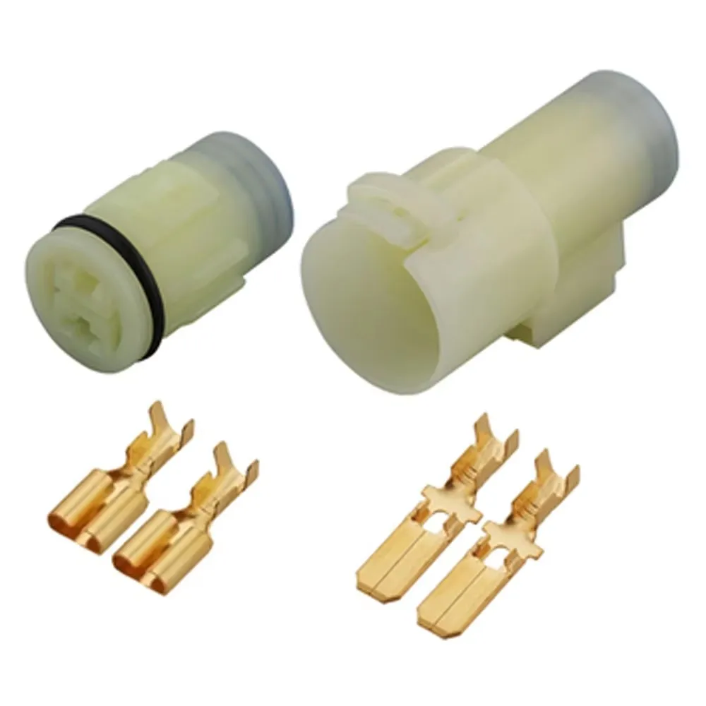 1 SET DJ7021FA-6.3-11/21 auto Waterproof cable connector 2 pin automotive Plug famale male socket Includes terminal seal