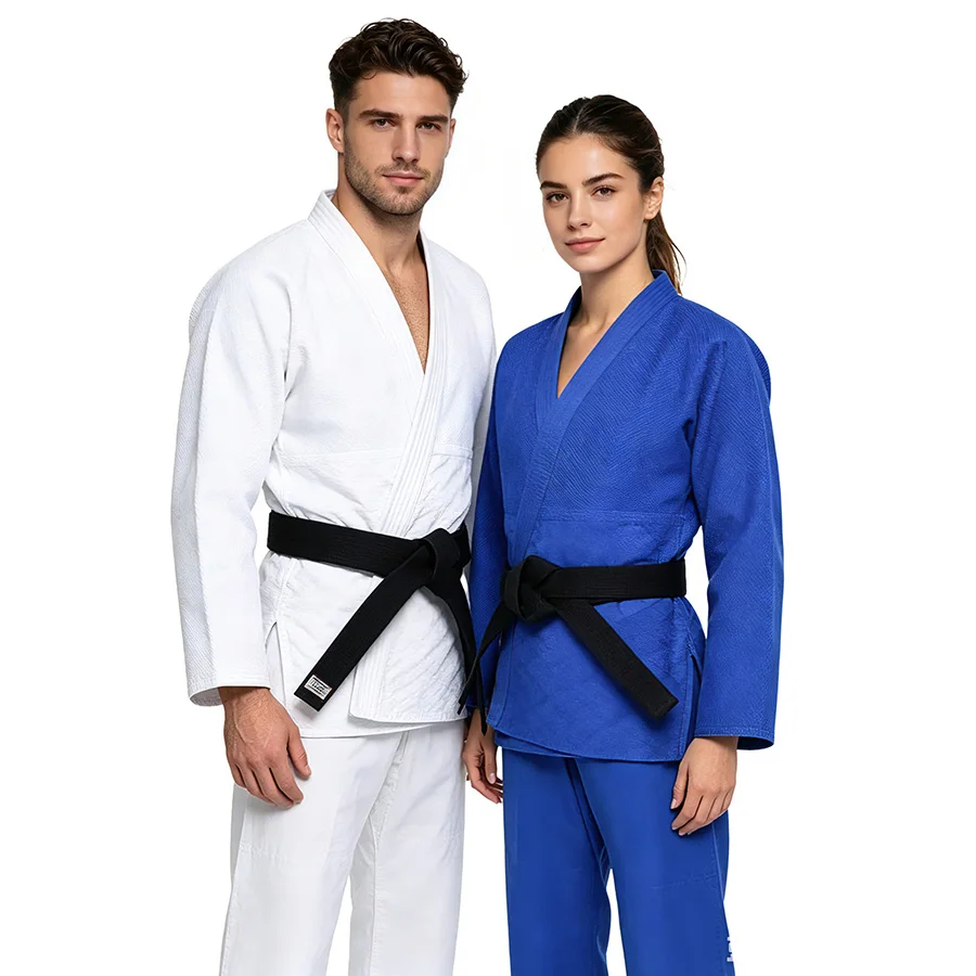 USHINE Professional Judo Gi BJJ Uniform for Men Women Kid Breathable Cotton Martial Arts Suit with Belt for Training Competition