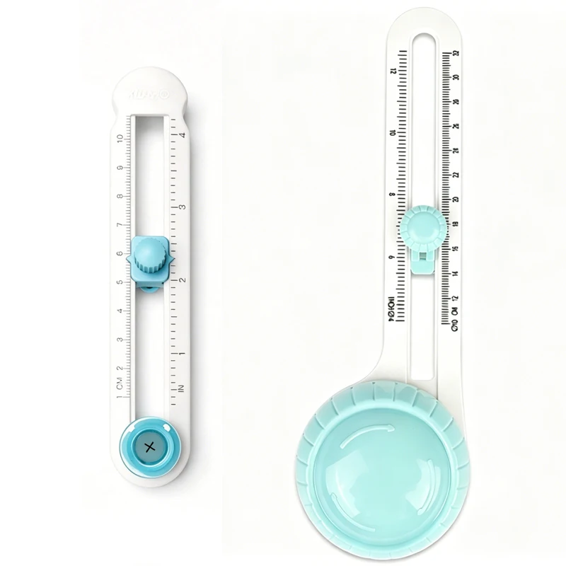 Plastic Circle Paper Cutter, Multifunctional Craft Cutting Tool for Scrapbooking, Card Making & Home Office Use