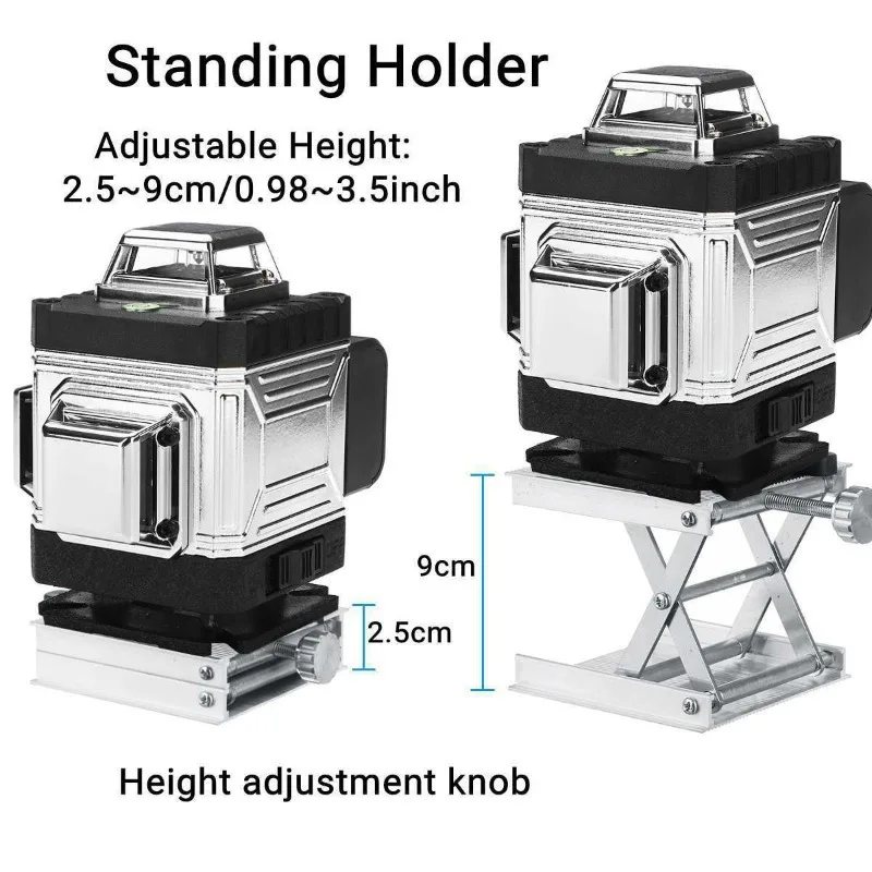 6 Line Green Laser Level 3D Wall Mount High Precision Self Leveling Outdoor Bright Light Construction Measuring Tool