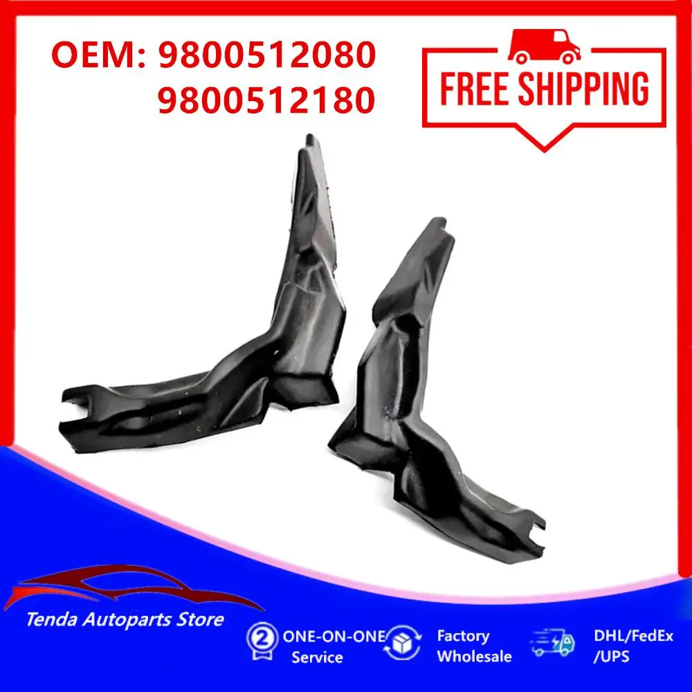 1 pair 9800512080 9800512180 Front Windshield Sponge Front Foam Rain Collector Sponge 8251GY 8251GZ  for Peugeot 3008