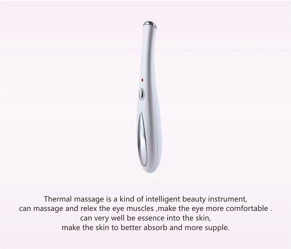 Sonic Ultrasound Therapy Home Spa Eye Massager Fomentation Remove Under-eye Bags Wrinkles Dark Circle Skin Care Beauty Device