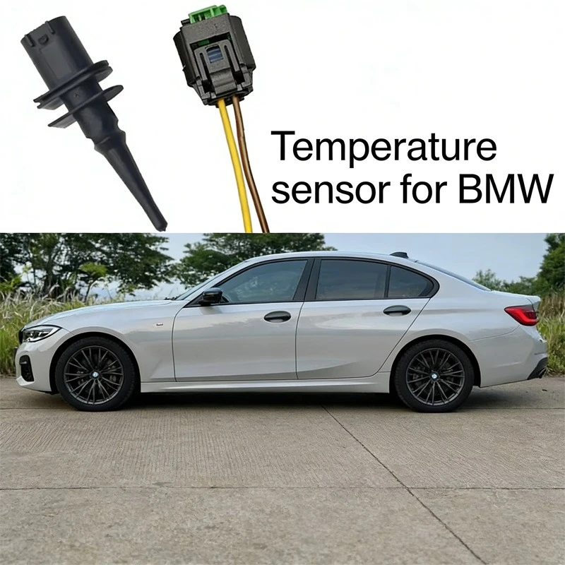 

High Sensitivity Ambient Air Temp Sensor With Connector Plug For BMW 1 6 7 Series E39 E46 X3 X5 X6 Z4 Z8 MINI R50 R53 R56 R55