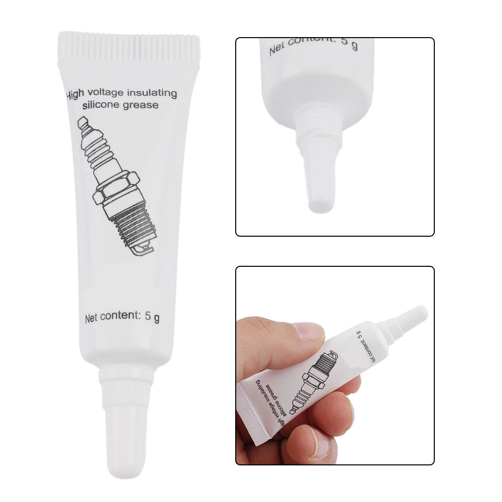 Paint Care Silicone Grease 1pc For Insulation High Voltage Moistureproof Of High Voltage Parts Silicone Grease