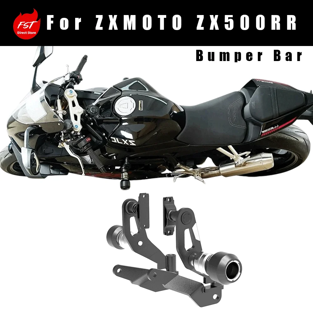 

For ZXMCO 500RR & 500F Racing Crash Bar Bumper with Frame Sliders Aftermarket Parts