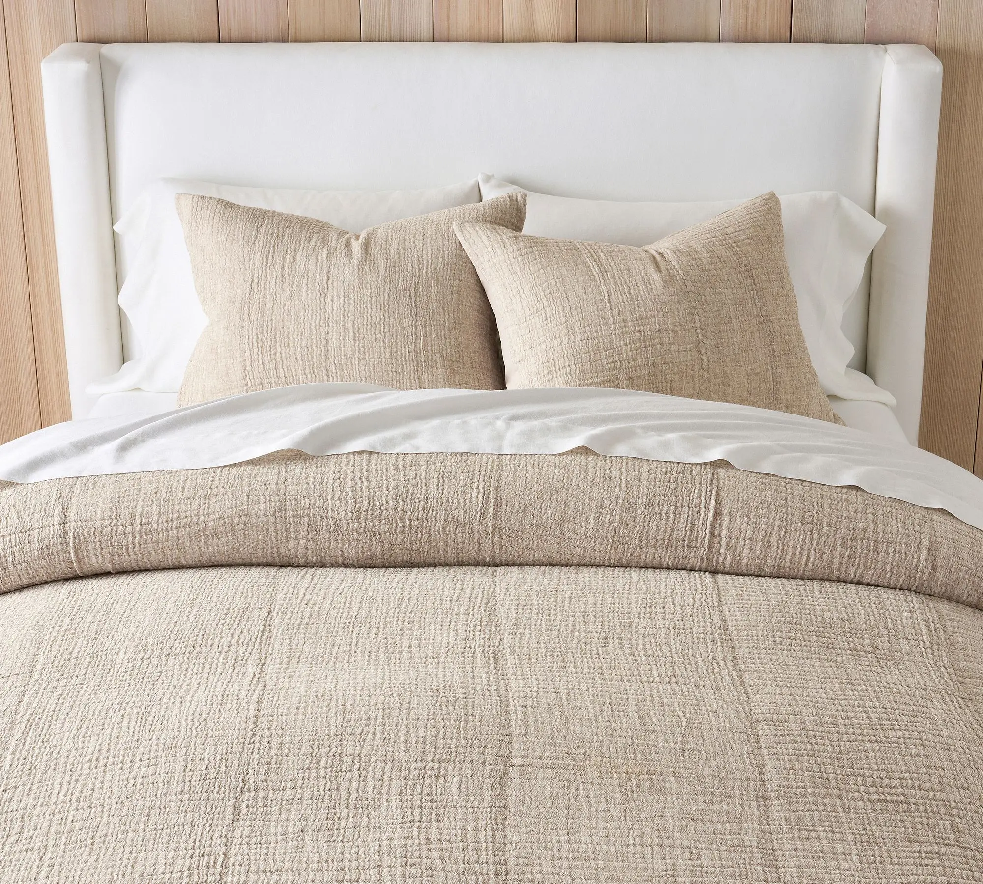 100% European Organic Cotton Yarn Quilt Cover Double High Quality Cotton Plain Weave Cotton Quilt Cover 3-piece Down Duvet
