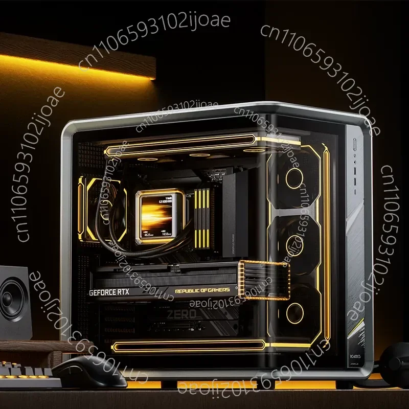 BO400CG V2 ATX Aluminum Alloy Sea View Room Chassis Curved Glass
