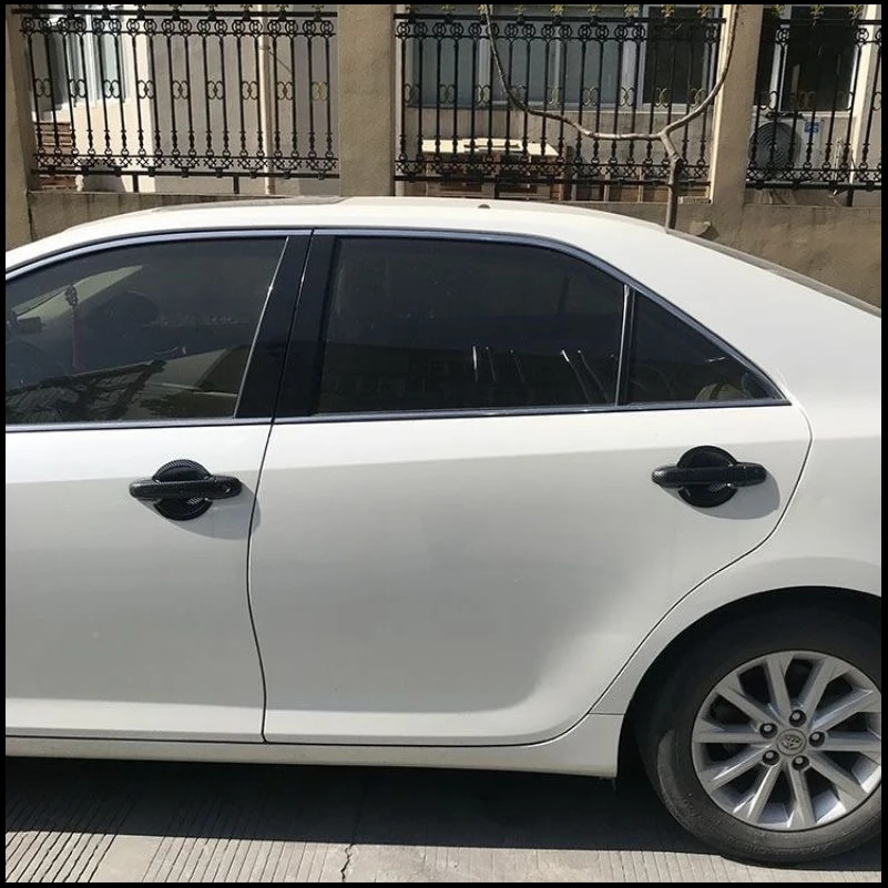 Car Styling Accessories DOOR HANDLE BOWL COVER CAP STICKER TRIM MOLDING Decorative For Toyota Camry 2012-2016 V50 V55
