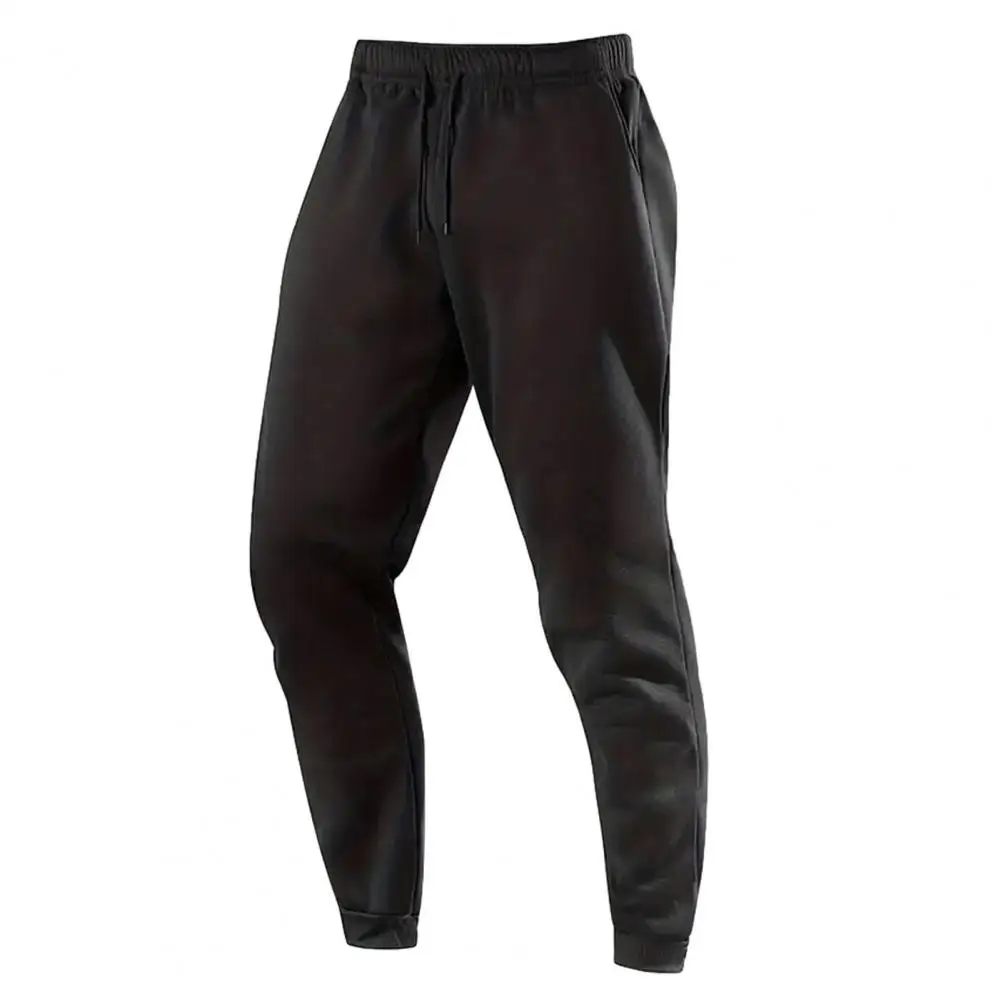 

Men Jogger Pants Drawstring Waist Workout Pants Solid Color Sweatpants Athletic Trousers for Gym Running Bodybuilding Outdoor Sp