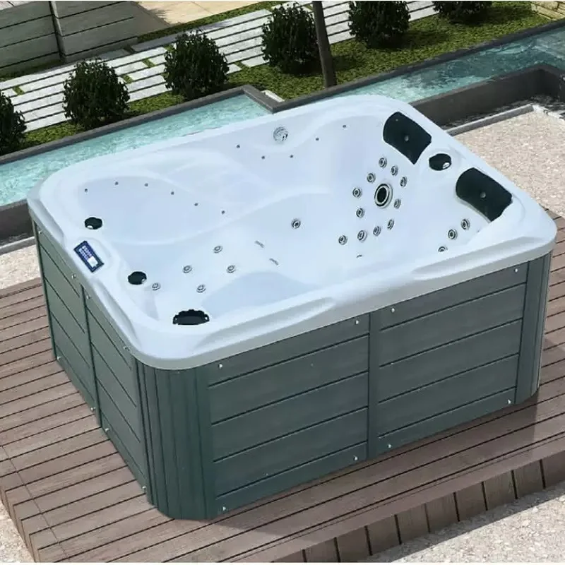 High-end Quality Outdoor Spa Hot Tub  Body Whirlpool Loungers Save Water Bathtub