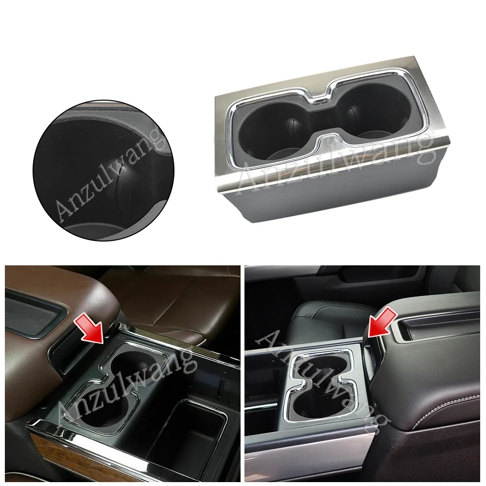 

Car Cup Holders 23467147 For Chevrolet Silverado 1500 2500 3500 2014-2016 Center Consoledual Cup Holder Leakproof